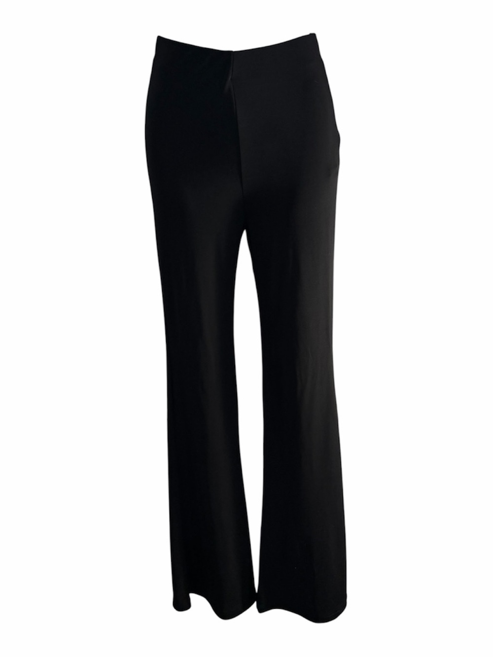 Zara Black High Waisted Flare Trousers Small Wide Leg Dress Pants Office Siren